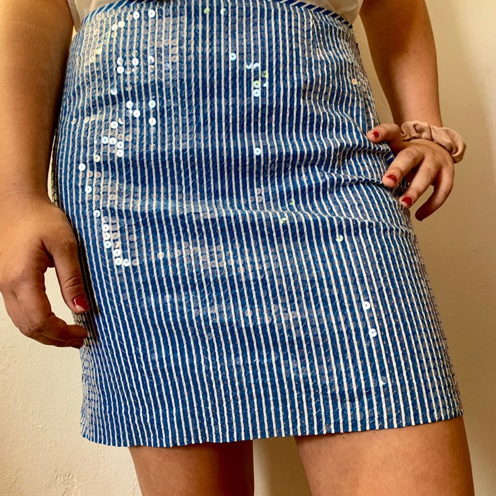 Michael Kors Sequined,Pencil Skirt.